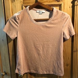 Adam Levine pink velvet top